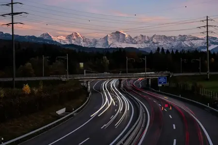 Système de transport suisse et achat de vignette